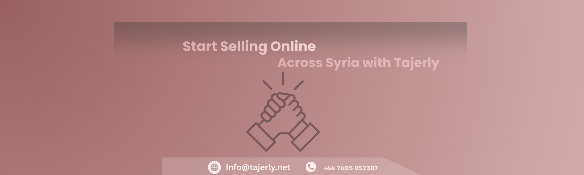 Start Selling Online Across Syria with Tajerly